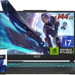 MSI لابتوب العاب سايبورغ 15 2024 15.6 انش IPS FHD (1920x1080) 144Hz، جيفورس RTX 4050، انتل الجيل 13 10 كور i7-13620H، 16GB DDR5، 1TB SSD، كيبورد باضاءة خلفية، واي فاي 6، كاميرا ويب، ويندوز 11 برو