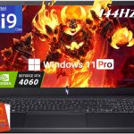 ايسر لابتوب العاب نيترو في 15، انتل i9-13900H حتى 5.4GHz، جيفورس RTX 4060، شاشة 15.6 انش 144Hz IPS، 64GB DDR5، 4TB SSD، واي فاي 6، كيبورد باضاءة خلفية، ويندوز 11 برو، ماوس العاب 256GB UFD