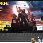اسس لابتوب روج زيفيروس G16 للالعاب 16 انش 2.5k 2560x1600 OLED 240Hz (DCI-P3 100% 500nits G-SYNC) انتل 16 كور الترا 9 185H 16GB RAM 2TB SSD جيفورس RTX 4070 اضاءة خلفية ثاندربولت ويندوز 11 مع موزع ICP