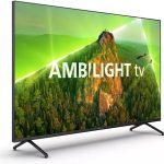فيليبس تلفزيون جوجل سمارت LED 55 بوصة من سلسلة 7900، تلفزيون 4K LED Ambilight، دولبي فيجن ودولبي اتموس، مساعد جوجل، بكسل بريسايس الترا HD، 55PUT7908/56