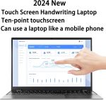 ⁦Morostron 15.6 Inch Touch Laptop with Full Metal Housing High-End 16GB DDR4+512GB SSD, Quad-Core N95 3.4GHz Processor, 1920×1080 Full HD IPS Screen⁩ - الصورة ⁦2⁩