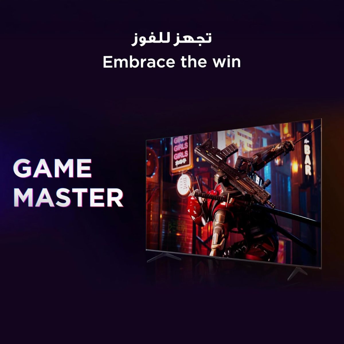 ⁦TCL تلفزيون ذكي 65 بوصة 4K QLED ملون كوانتوم كريستال HDR 10+ للالعاب، جوجل تي في ودولبي فيجن اتموس ودي تي اس فيرتشوال اكس وام ام ام سي وتحكم صوتي جيم ماستر بتصميم نحيف - 65T6C (موديل 2025)⁩ - الصورة ⁦9⁩