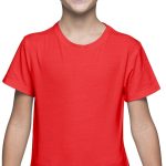 يانك تي شيرت قطن باكمام قصيرة ورقبة دائرية متعدد الاستخدامات للاولاد والبنات - سادة، تي شيرت مريح مثالي للمدرسة واللعب والارتداء الكاجوال