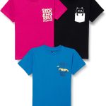 مجموعة تيشيرتات للاولاد لون سادة 01 مكونة من 3 قطع من تي 2 اف