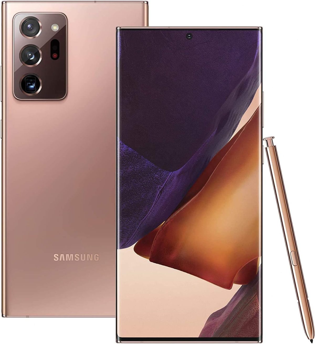 سامسونج جالكسي نوت 20 الترا (ثنائي شبكة الجيل الخامس N986B-DS 256GB وذاكرة RAM 12GB بلون ميستيك برونز)