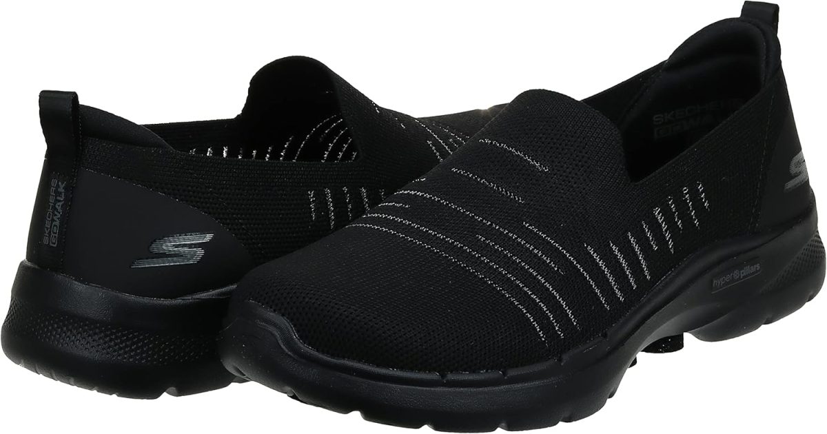 ⁦Skechers GO WALK 6 Womens Walking Shoe⁩ - الصورة ⁦2⁩