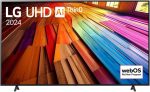 LG تلفزيون ذكي UHD UT80 بدقة 4 كيه مقاس 86 بوصة بتقنية الذكاء الاصطناعي ماجيك HDR10 ويب او اس 24 2024، اسود