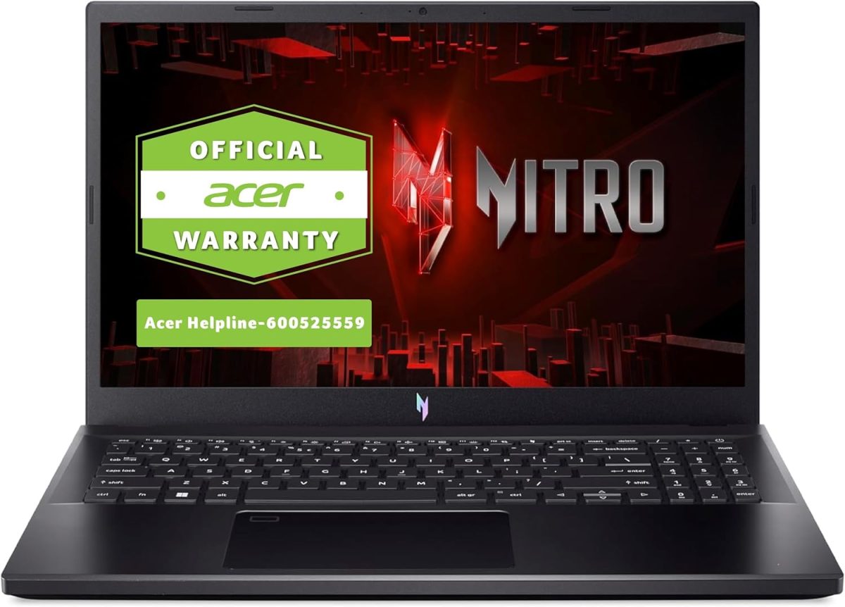 لابتوب ايسر نايترو V ANV15 للالعاب الجيل 13 انتل كور i7-13620H/16GB DDR5/1TB SSD/8GB انفيديا RTX 4060/15.6 انش FHD IPS165Hz/ويندوز 11/واي فاي-6/كيبورد انجليزي وعربي/ضمان الشركة المصنعة من ايسر