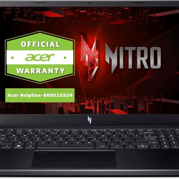 لابتوب ايسر نايترو V ANV15 للالعاب الجيل 13 انتل كور i7-13620H/16GB DDR5/1TB SSD/8GB انفيديا RTX 4060/15.6 انش FHD IPS165Hz/ويندوز 11/واي فاي-6/كيبورد انجليزي وعربي/ضمان الشركة المصنعة من ايسر
