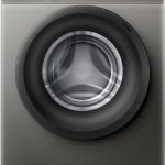 غسالة هايسنس WFQP7012T سعة 7 كجم تحميل امامي نحيف، محرك عاكس 1200 دورة في الدقيقة، غسيل سريع، وظيفة الايقاف والاضافة، العناية بالبخار المسببة للحساسية، رمادي تيتانيوم