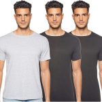 تي شيرت Hanes Ultimate للرجال كبير 4 قطع برقبة دائرية