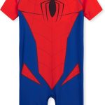 مارفيل زي سباحة للاطفال من اساسيات العطلات الصيفية للاطفال بتصميم هالك سبايدرمان للاطفال من عمر 3-10 سنوات، ملابس سباحة لكامل الجسم