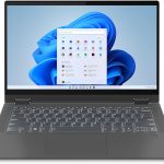 لينوفو فليكس 5i شاشة لمس FHD مقاس 14 انش ومعالج انتل كور i7-1165G7 وذاكرة RAM DDR4 سعة 12GB وذاكرة مستديمة M.2 SSD سعة 512GB وبطاقة رسومات انتل ايريس Xe وويندوز 11 هوم - رمادي جرافيت