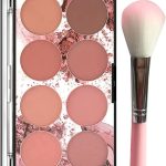 سيوسى باليت بلش للوجه من 8 الوان - بودرة بلشر احترافية لتحديد وتحديد الوجه - مكياج تجميل للوجه