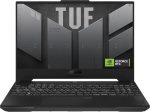 اسس لاب توب العاب تي يو اف A15 FA507NVR-LP007W، AMD رايزن 7 7435HS، انفيديا جيفورس RTX™ 4060 8GB GDDR6، DDR5 16GB، 512GB SSD، 15.6، لوحة IPS، ويندوز هوم، رمادي