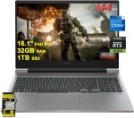 HP لابتوب العاب اومن 16 16.1 انش FHD IPS 144Hz انتل 16-كور i7-14650HX (>i9-13900HX) 32GB RAM 1TB SSD جيفورس RTX 4060 RGB اضاءة خلفية ثاندربولت FHD كاميرا خصوصية وشحن سريع ويندوز 11 مع ملحق اي سي بي