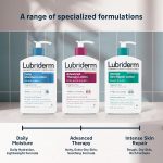 ⁦لوبريديرم لوشن مرطب لليدين والجسم خالي من العطور + برو سيراميد مع فيتامينات E وبرو فيتامين B5، ترطيب مكثف للبشرة المصابة بالحكة والجافة للغاية، غير دهني، 32 اونصة سائلة اوز⁩ - الصورة ⁦5⁩