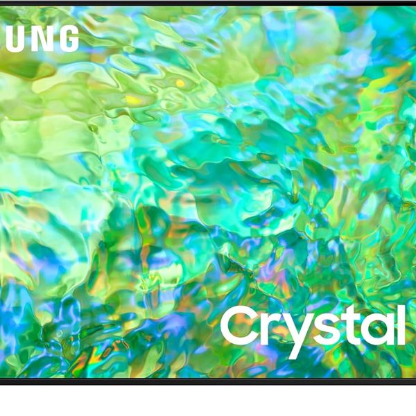 سامسونج تلفزيون ذكي، كريستال UHD 4K، 85 بوصة، رمادي تيتان، معالج كريستال 4K، ايرسليم، لون كريستال ديناميكي، UE85CU8000 - 2023 - اصدار عالمي (مجدد)