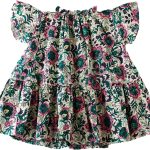 فستان منسوج مطبوع للبنات من جيلين