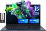 اسس لابتوب فيفوبوك 15 للاعمال بشاشة FHD 15.6 انش ومعالج انتل i5-1235U وذاكرة RAM 16GB وذاكرة تخزين 672GB (مجموعة SSD 512GB + قاعدة شحن 160GB) وبطاقة عرض مرئي انتل ايرس Xe وكاميرا ويب وكيبورد رقمية
