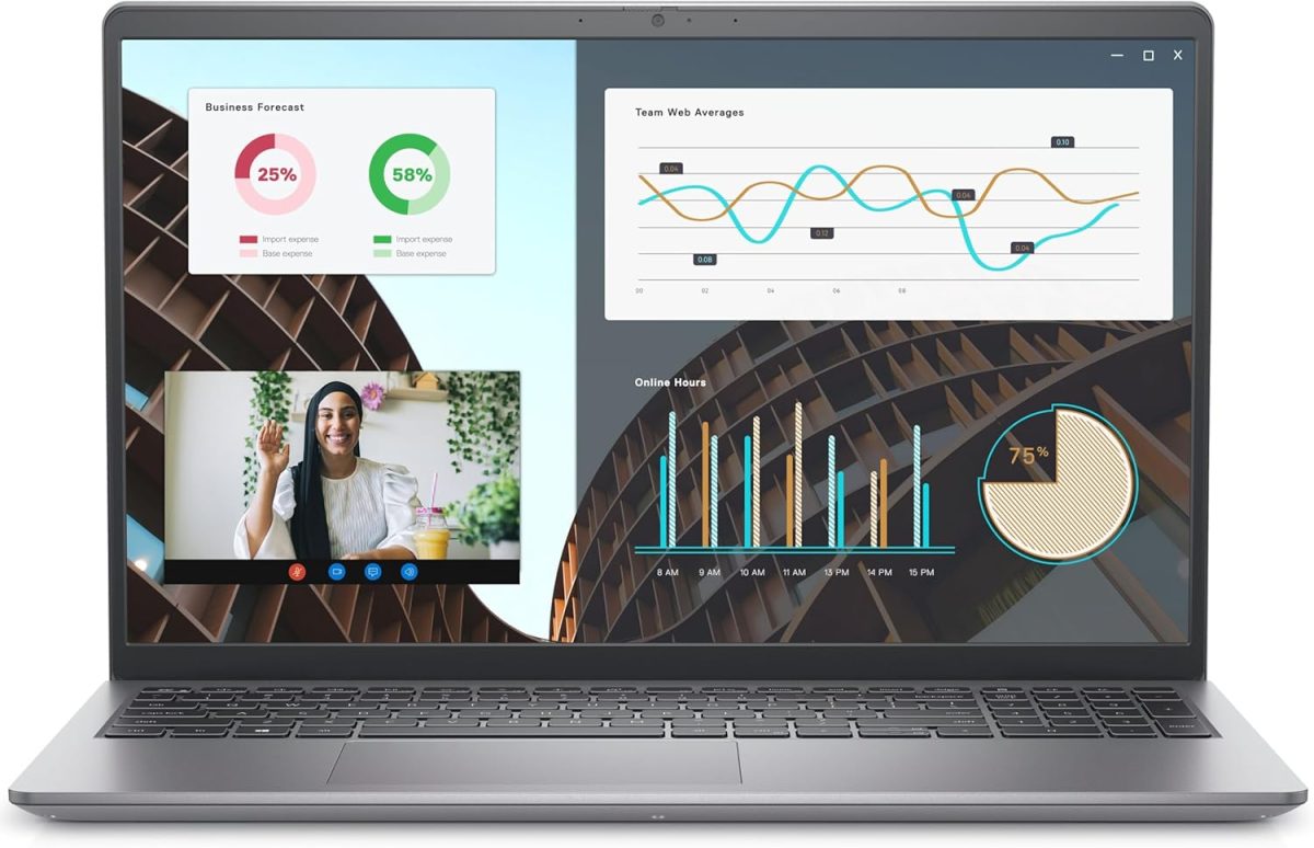ديل 2024 انسبايرون 3520، شاشة FHD 15.6 انش، انتل كور i5-1235U، 8GB DDR4 RAM، 256GB PCIe SSD، واي فاي 5، بلوتوث، HDMI، كاميرا ويب، ويندوز 11 هوم، اسود