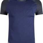 تي شيرت رياضي باكمام قصيرة للرجال من وات فلو، ضغط اساسي سريع الجفاف برقبة دائرية ضيقة للجري وصالة الالعاب الرياضية خفيف الوزن بارد جاف