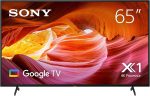 تلفزيون ذكي 65 بوصة 4K بدقة UHD ونطاق ديناميكي عالي ومحرك جوجل من سوني برافيا- موديل KD-65X75K لعام 2022