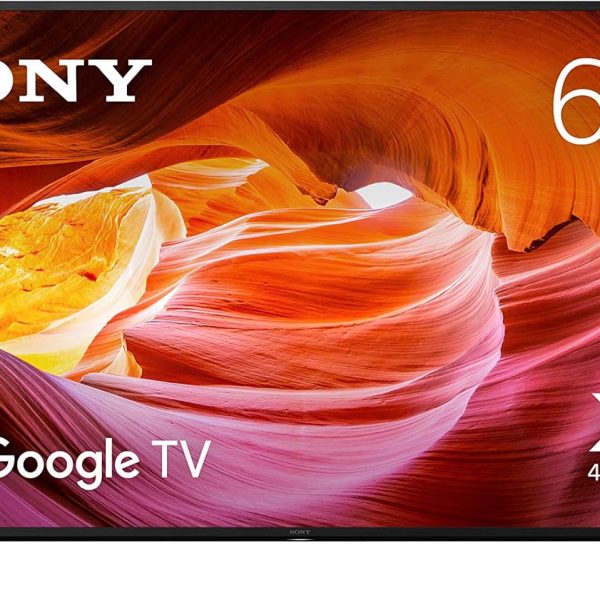 تلفزيون ذكي 65 بوصة 4K بدقة UHD ونطاق ديناميكي عالي ومحرك جوجل من سوني برافيا- موديل KD-65X75K لعام 2022