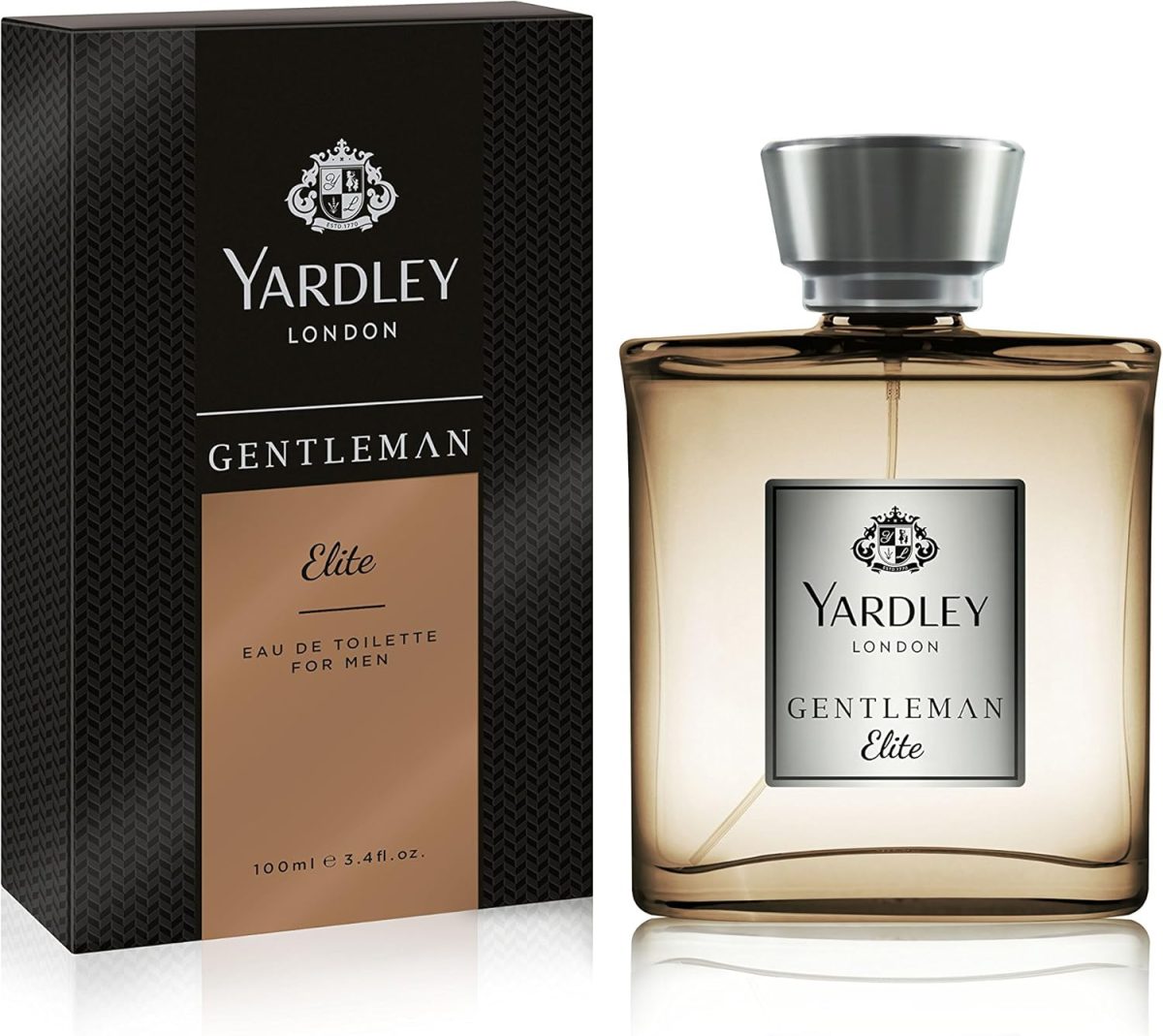 عطر او دي بارفان ياردلي جنتل مان ايليت الفاخر، بالريحان والجريب فروت وخشب الصندل والعنبر، 100 مل