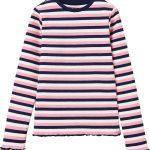 OVS تيشيرت بناتي باكمام طويلة مع خطوط