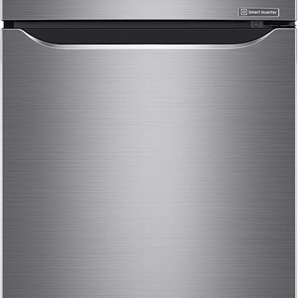 LG ثلاجة 234 لتر مع ضاغط عاكس ذكي، فضي بلاتينيوم، Gr-C345Slbb، ضمان لمدة عام
