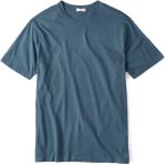 تي شيرت Huckberry Flint and Tinder Vintage Soft Wash، تي شيرت رجالي 100% قطن سوبيما، صنع في الولايات المتحدة الأمريكية قمصان للرجال