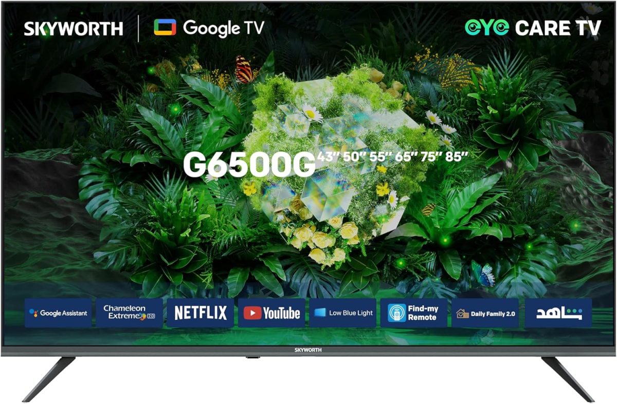 سكاي ورث تلفزيون 60G6500G - 60 بوصة UHD 4K LED (تلفزيون جوجل)