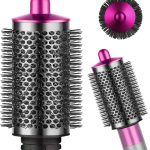 فرشاة تكثيف كبيرة مستديرة من واي تي سي اتش واي واي اس كيه لملحقات دايسون ايرراب البيضاوية الكبيرة، اداة تكثيف الشعر، روز