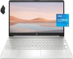 HP لابتوب بافليون 15، شاشة 15.6 انش FHD IPS مضادة للتوهج، انتل كور i5-1135G7 الجيل 11، بطاقة رسومات انتل ايريس Xe، ذاكرة RAM 16GB، 1TB PCIe SSD، عمر بطارية طويل، فضي، ويندوز 11 (احدث موديل)