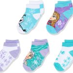جوارب فروزن قصيرة للبنات من ديزني 5 قطع