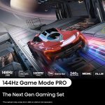 ⁦هايسينس تلفزيون ذكي QLED 100 بوصة 144Hz 100E7N - لون كوانتوم دوت ومضخم صوت مدمج ودولبي فيجن اتموس ووضع صانع الأفلام ويوتيوب ونتفليكس وشاهد وديزني بلس (2025 جديد)⁩ - الصورة ⁦8⁩