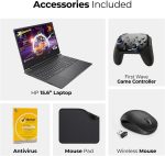 ⁦HP لابتوب العاب فيكتوس 15.6 انش بمعالج انتل i5-12450H الجيل 12 وبطاقة رسومات RTX3050 4GB وذاكرة RAM DDR4 48GB وSSD 1TB وويندوز 11 برو (يتضمن وحدة تحكم العاب الموجة الاولى + ماوس + مضاد للفيروسات +⁩ - الصورة ⁦2⁩