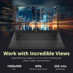 ⁦HP لابتوب اعمال 17.3 انش HD+ انتل i5-1334U، ذاكرة RAM 32GB، تخزين 1.28TB (1TB SSD + قاعدة شحن 288GB)، بطاقة رسومات انتل ايرس Xe، كيبورد رقمية، واي فاي 6، كاميرا ويب، ويندوز 11 برو، اسود⁩ - الصورة ⁦4⁩
