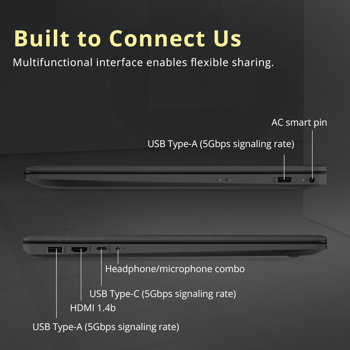 ⁦HP لابتوب اعمال 17.3 انش HD+ انتل i5-1334U، ذاكرة RAM 32GB، تخزين 1.28TB (1TB SSD + قاعدة شحن 288GB)، بطاقة رسومات انتل ايرس Xe، كيبورد رقمية، واي فاي 6، كاميرا ويب، ويندوز 11 برو، اسود⁩ - الصورة ⁦9⁩