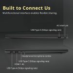 ⁦HP لابتوب اعمال 17.3 انش HD+ انتل i5-1334U، ذاكرة RAM 32GB، تخزين 1.28TB (1TB SSD + قاعدة شحن 288GB)، بطاقة رسومات انتل ايرس Xe، كيبورد رقمية، واي فاي 6، كاميرا ويب، ويندوز 11 برو، اسود⁩ - الصورة ⁦9⁩