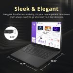 ⁦HP لابتوب اعمال 17.3 انش HD+ انتل i5-1334U، ذاكرة RAM 32GB، تخزين 1.28TB (1TB SSD + قاعدة شحن 288GB)، بطاقة رسومات انتل ايرس Xe، كيبورد رقمية، واي فاي 6، كاميرا ويب، ويندوز 11 برو، اسود⁩ - الصورة ⁦8⁩