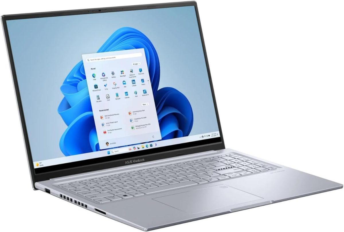 ⁦اسس لاب توب فيفوبوك K3605VU-WS96 - شاشة 16 انش FHD+ (1920x1200) 120Hz، انتل كور i9-13900H، 16GB RAM، 1TB SSD، انفيديا RTX 4050 6GB، ويندوز 11، كيبورد باضاءة خلفية، قارئ بصمات، فضي⁩ - الصورة ⁦2⁩