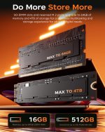 ⁦لابتوب العاب AMD رايزن 7 5700U (8C/16T، حتى 4.3GHz)، ذاكرة RAM 16GB، ذاكرة مستديمة SSD 512GB، ويندوز 11، رسومات راديون RX فيجا 8، شاشة 16 انش⁩ - الصورة ⁦3⁩