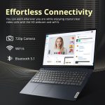 ⁦لينوفو لابتوب ايديا باد 1i بشاشة لمس FHD 15.6 انش ومعالج انتل i5 1235U وذاكرة RAM 40GB وتخزين 2.16TB (SSD 2TB + قاعدة شحن 160GB) وبطاقة عرض مرئي انتل ايريس Xe وكاميرا HD وصوت دولبي وواي فاي 6 وويندوز⁩ - الصورة ⁦4⁩