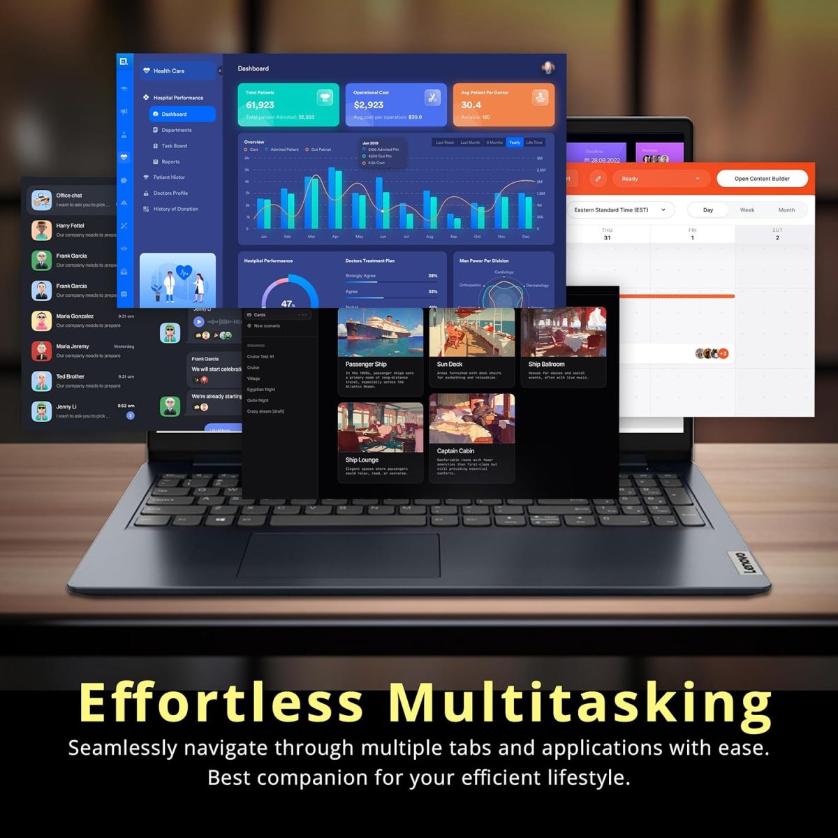 ⁦لينوفو لابتوب ايديا باد 1i بشاشة لمس FHD 15.6 انش ومعالج انتل i5 1235U وذاكرة RAM 40GB وتخزين 2.16TB (SSD 2TB + قاعدة شحن 160GB) وبطاقة عرض مرئي انتل ايريس Xe وكاميرا HD وصوت دولبي وواي فاي 6 وويندوز⁩ - الصورة ⁦6⁩