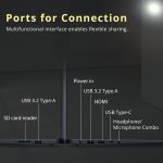 ⁦لينوفو لابتوب ايديا باد 1i بشاشة لمس FHD 15.6 انش ومعالج انتل i5 1235U وذاكرة RAM 40GB وتخزين 2.16TB (SSD 2TB + قاعدة شحن 160GB) وبطاقة عرض مرئي انتل ايريس Xe وكاميرا HD وصوت دولبي وواي فاي 6 وويندوز⁩ - الصورة ⁦9⁩