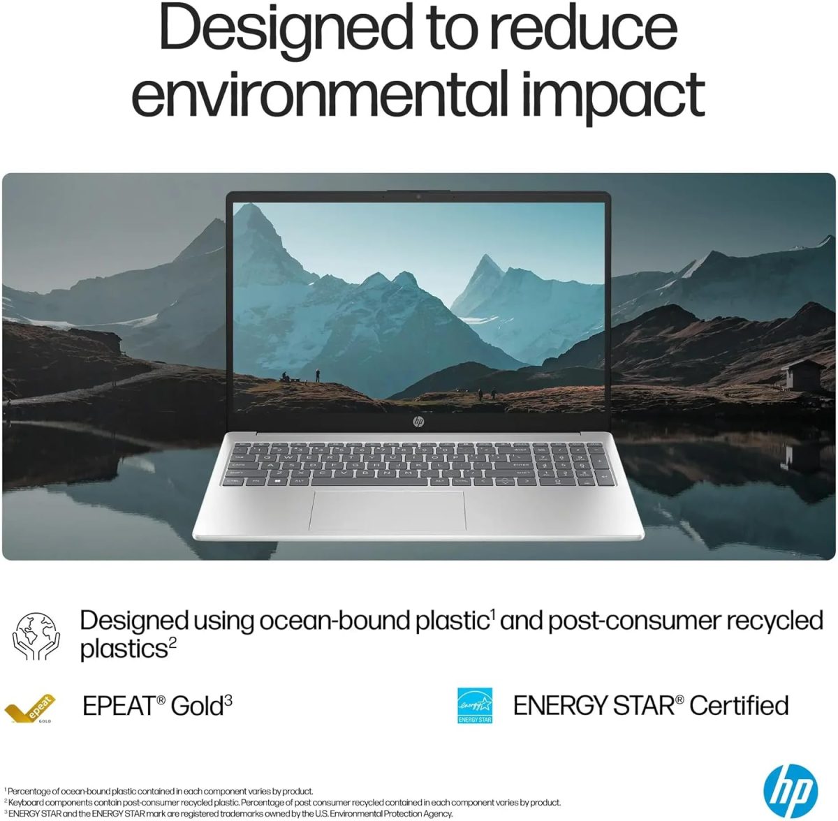 ⁦HP لابتوب للاعمال بشاشة لمس 15.6 انش ومعالج i3-1215U سداسي النواة (يتفوق على i5 1135G7) وذاكرة RAM 16GB وSSD 1TB وويندوز 11 برو لون فضي انيق مع شاحن⁩ - الصورة ⁦5⁩