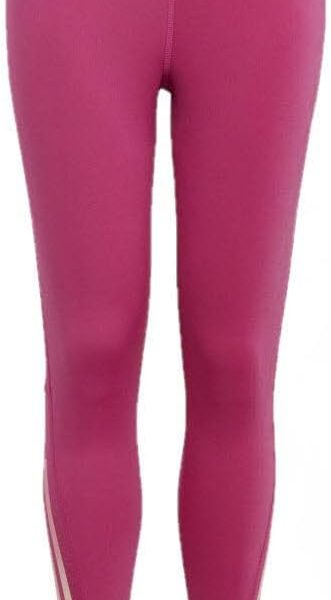 adidas Girl's AEROREADY 3-Stripes High-Rise 7/8 Optime Pocket Leggings Tights