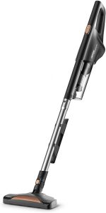 ديرما مكنسة كهربائية محمولة باليد DX600 2 في 1 بسعة كبيرة 800 مل وسلة غبار 15 كيلو باسكال وقوة شفط 15 كيلو باسكال وفلتر من الستانلس ستيل و4 طبقات فلتر هيبا متعددة الوظائف 600 واط - اسود